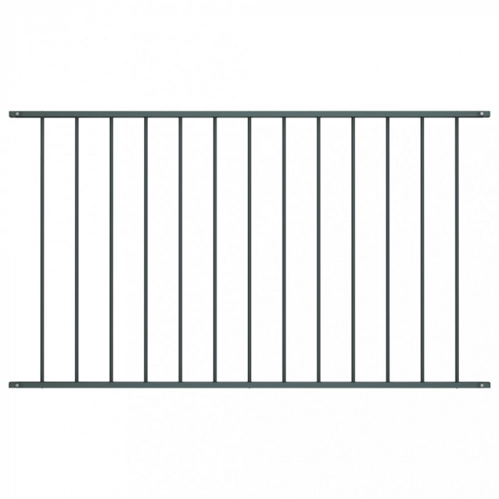 Gossi panou de gard, antracit, 1,7 x 1 m, otel vopsit electrostatic