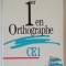1er EN ORTHOGRAPHE , CE 1 par EDOUARD BLED ...DANIEL BERLION , 1989