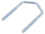 Bridă U Oțel Zinc Filet 55mm Lățime 61mm