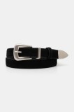 Answear Lab curea de piele culoarea negru