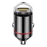 Incarcator auto 2 in 1, flippy, port usb fast charge qc3.0 si type c, pd 30w, negru