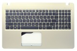 Carcasa superioara cu tastatura palmrest Laptop, Asus, K543BA, K543UA, aurie, layout US