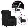 VidaXL Fotoliu cu ridicare, negru, material textil