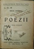 Eminescu,POEZII.Editie aleasa. Bucuresti (1926)