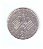 Moneda Germania 2 mark/marci 1978 J, stare buna, curata, Europa, Cupru-Nichel