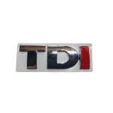 Emblema Sticker, VW TDI, cu I rosu