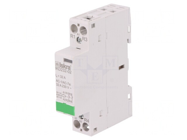 Contactor 2-Poli 32A 230VAC 220VDC NC x2