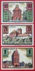 Germania lot 3 notgeld 50 + 75 pfennig + 1 Mark Stolp **