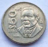 273. Moneda Mexic 50 pesos 1985 (Benito Juarez)