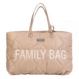 Geanta matlasata Childhome Family Bag Bej