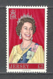 Jersey.1977 Regina Elisabeth II GJ.17, Nestampilat