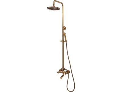 FALA Coloana dus + accesorii Retro Bronze 1 foto