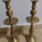 Spectaculos set de 2 impozante sfeșnice realizate din bronz masiv