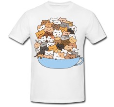 Tricou &amp;quot; Castron cu pisici &amp;quot; foto