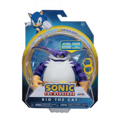 Sonic - Figurina articulata 10 cm, S11, Modern Big the Cat foto