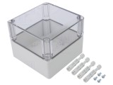Carcasă Universală Policarbonat 125mm x 125mm x 100mm