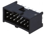 Soclu dreptunghiular tată 2,54mm 14 PIN THT, MOLEX