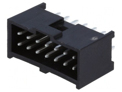 Soclu dreptunghiular tată 2,54mm 14 PIN THT foto