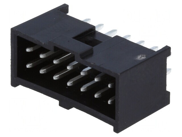 Soclu dreptunghiular tată 2,54mm 14 PIN THT