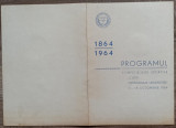 Programul Competitiilor Sportive Cupa Centenarului Universitatii 1964