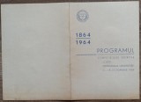 Programul Competitiilor Sportive Cupa Centenarului Universitatii 1964