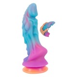 Dildo cu ventuza Beasty Cocks Glow in the Dark 21,5 cm