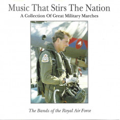 CD The Bands Of The Royal Air Force ‎– Music That Stirs The Nation , original