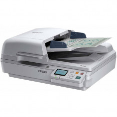 Scanner Epson DS-6500 USB A4 White + Adaptor Network Duplex ADF Alb foto