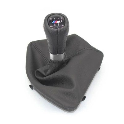 Manson schimbator viteze cu nuca si saculet pentru BMW Seria 1 E81 E82 E87 E88, 5 viteze, sigla M Performance foto