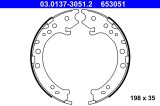 ATE 03.0137-3051.2 Set saboti frana, frana de mana
