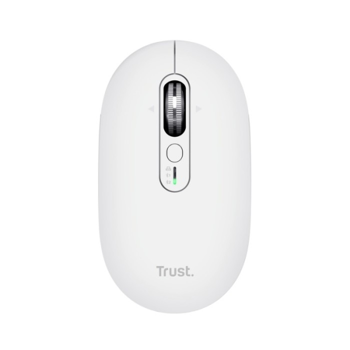 Mouse Wireless Trust Seron Slim Multi, 3200 dpi, Alb