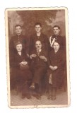 Foto tip CP familie cu militari, interbelica, fara identificare