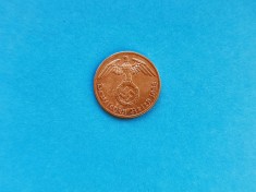 1 Pfennig 1938-A -Germania-AUNC-in realitate arata bine!