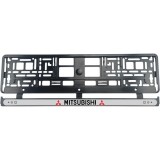 Set 2 bucati, suport numar inmatriculare Mitsubishi
