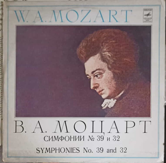 Disc vinil, LP. SYMPHONIES NR.39 SI 32-W.A. MOZART-256545