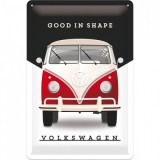 Placa metalica - Volkswagen Good In Shape - 20x30 cm, Nostalgic Art Merchandising