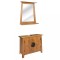 vidaXL Set mobilier baie din lemn masiv de pin reciclat