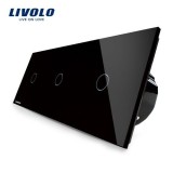 Cumpara ieftin Intrerupator triplu cu touch Livolo din sticla SmartElectro IntelligentHouse