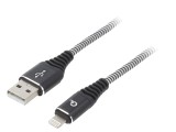 Cablu USB Lightning 1m Negru