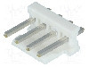 Conector 4 pini, pas pini 3.96mm, serie MTA-156, dispunere 1x4, TE Connectivity - 640445-4 foto