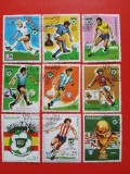 PARAGUAY, FOTBAL SPANIA 82 - SERIE COMPLETĂ ȘTAMPILATĂ, Stampilat