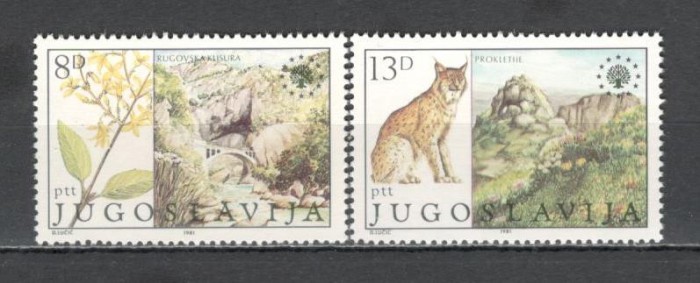 Iugoslavia.1981 Protejarea naturii SI.526