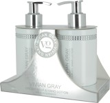 Vivian Gray White Crystals - set cadou sapun lichid si lotiune de maini, 2 x 250 ml