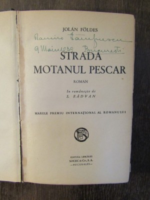 Jolan Foldes - Strada Motanul Pescar foto