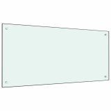 Cumpara ieftin Panou antistropi de bucatarie, culoare lapte, 100x50 cm sticla securizata
