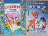 SET 2 CAIETE: INVATAM SA SCRIEM ALFABETUL; ALFABETUL SCRIS, PREGATIREA MAINII PENTRU SCRIS-PETRU GHETOI, AD-249515