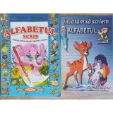 SET 2 CAIETE: INVATAM SA SCRIEM ALFABETUL; ALFABETUL SCRIS, PREGATIREA MAINII PENTRU SCRIS-PETRU GHETOI, AD-324205