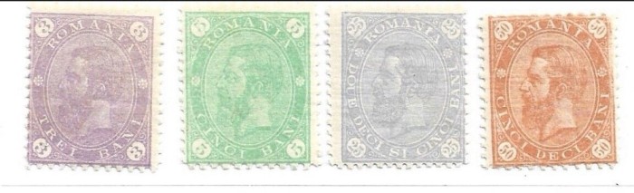 Lp 49 Cifra in 4 colturi MNH
