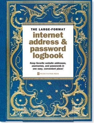 Celestial Large-Format Internet Address &amp;amp; Password Logbook foto