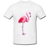 Cumpara ieftin Tricou &quot; Pink flamingo watercolor &quot;